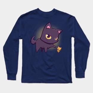 Cat Hates Kitty Cats Long Sleeve T-Shirt